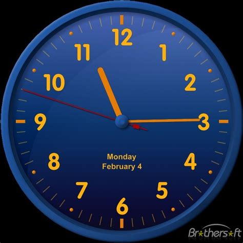 clock widget for windows desktop.